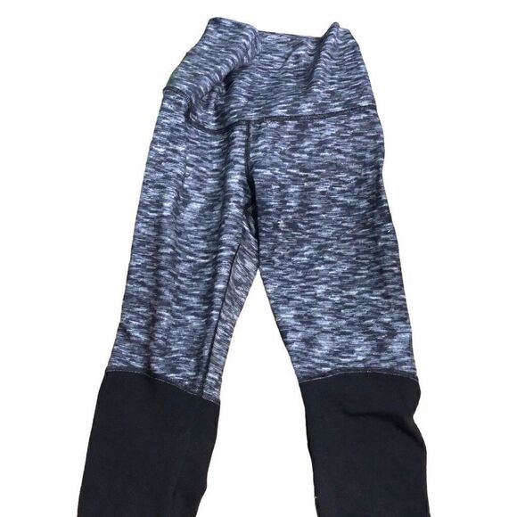 Lululemon Leggings Womens 4 Wunder Under Pant Stirrup Dramatic Static White - Picture 4 of 6